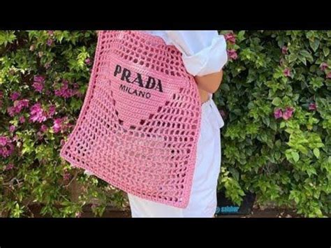 Borsa Prada in uncinetto ♥ Crochet Prada Bag .